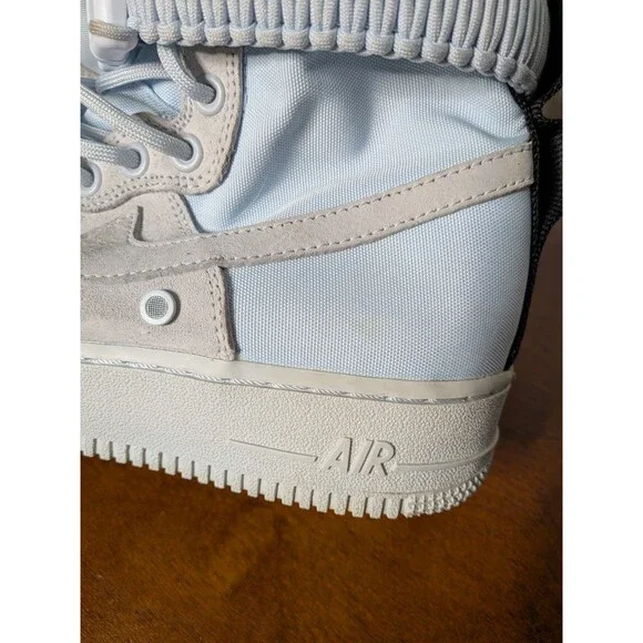 RARE Nike SF AF1 High Blue Tint Sneakers US Men 8 864024-402 Utility Gorpcore